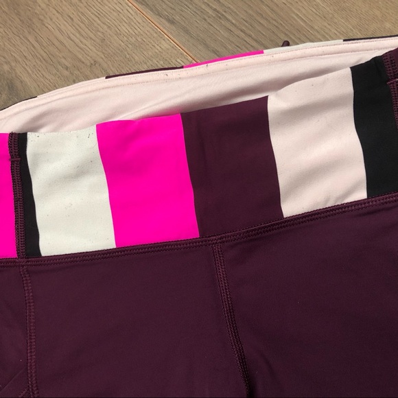 Lululemon Plum Speed Tights - Picture 5 of 7